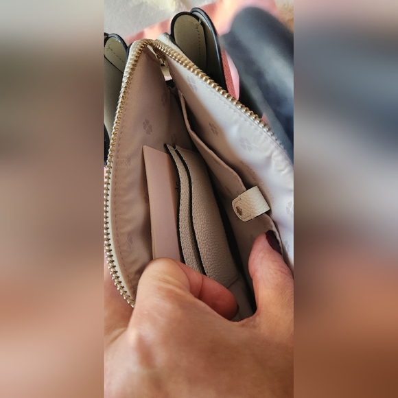 Kate Spade Pink, Yellow, and Gray Mini Bag - Picture 3 of 4